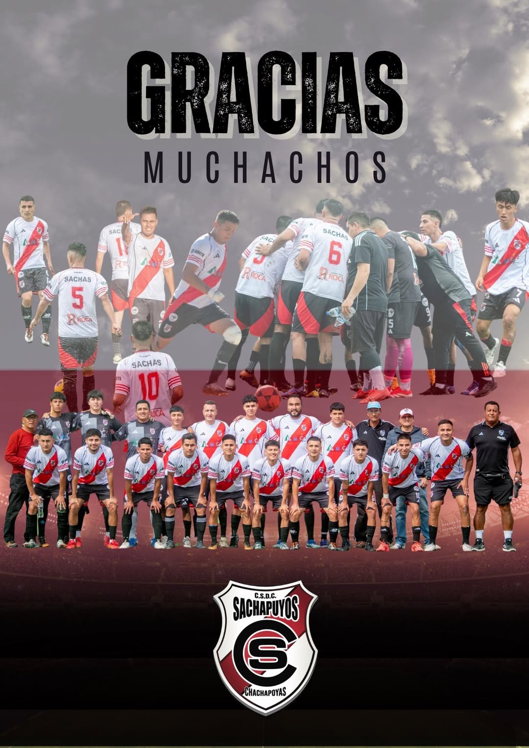 Nuestro reconocimiento a la garra de nuestro equipo